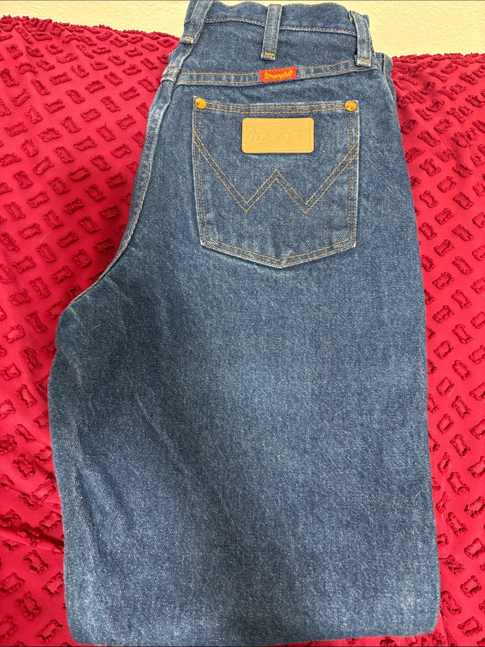 Wrangler Relaxed Fit Blue Denim Jeans